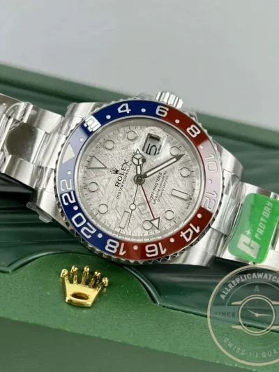 Replica Rolex GMT-Master II Meteorite Dial 126719BLRO "Superman" Oyster - 1:1 Swiss Replica Watch