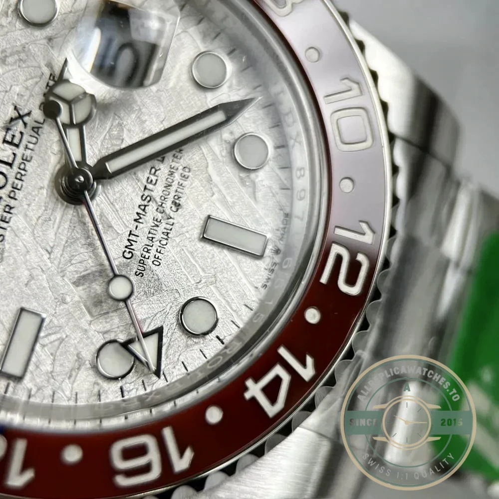 Replica Rolex GMT-Master II Meteorite Dial 126719BLRO "Superman" Oyster - Premium Super Clone Watch