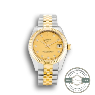 Replica Rolex Lady-Datejust 178273 Champagne Dial 31mm - Budget Luxury Replica Watch