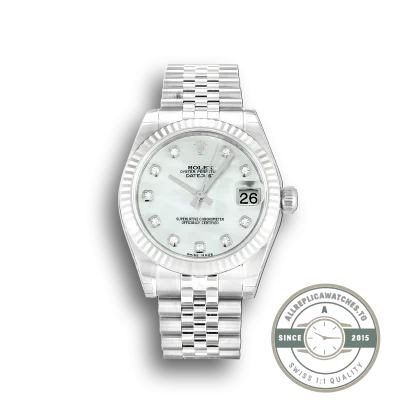 Replica Rolex Lady-Datejust 178274 31mm White Mother of Pearl Dial - 1:1 Swiss Replica Watch