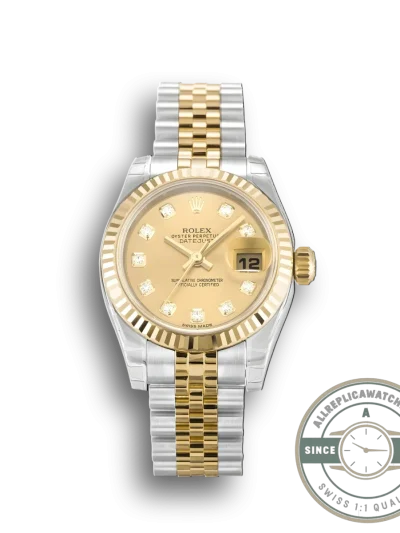 Replica Rolex Lady-Datejust 179173 26mm Champagne Dial - Top-Tier Swiss Replica Watch