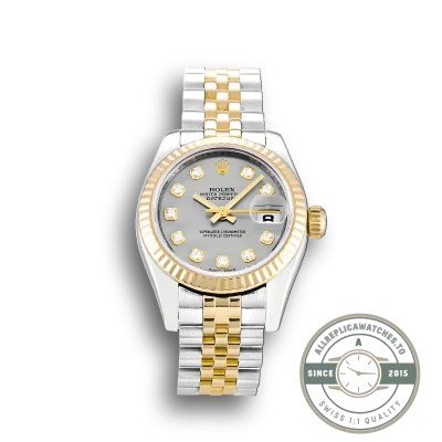 Replica Rolex Lady-Datejust 179173 26mm Silver Dial Two Tone - Swiss Movement Replica Watch