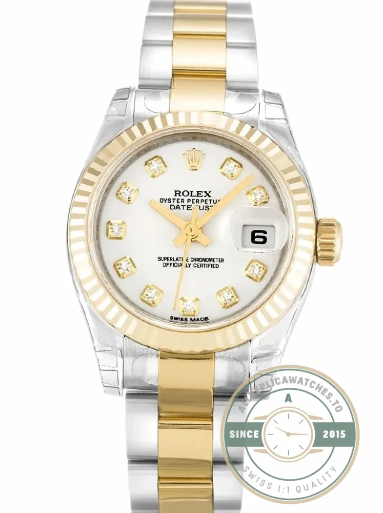 Replica Rolex Lady-Datejust 179173 26mm White Dial - Top-Tier Swiss Replica Watch