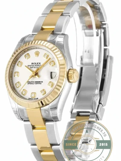 Replica Rolex Lady-Datejust 179173 26mm White Dial - Luxury Replica Watch