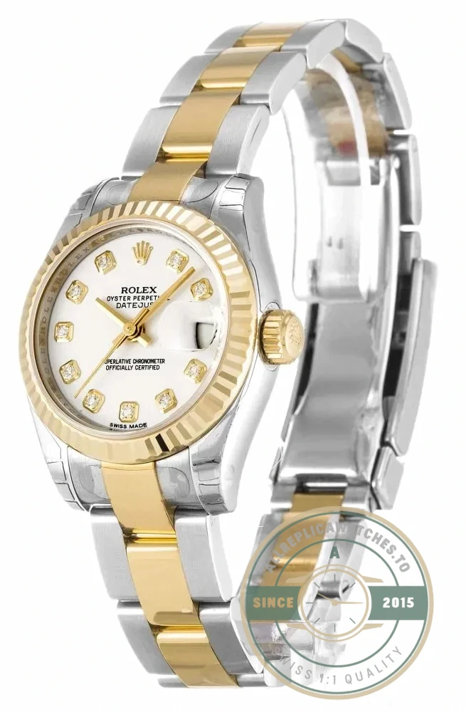 Replica Rolex Lady-Datejust 179173 26mm White Dial - Luxury Replica Watch