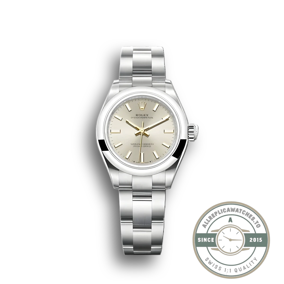 Replica Rolex Oyster Perpetual Lady 28mm Dial Silver 276200 - Swiss-Made Clone Watch