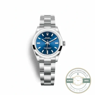 Replica Rolex Oyster Perpetual Lady 31mm Dial Blue 277200 - Affordable Super Clone Watch