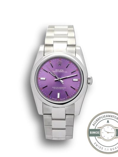 Replica Rolex Oyster Perpetual Lady 31mm Dial Purple 177200 - High-Grade Replica Watch