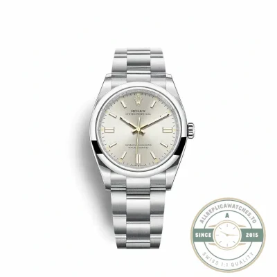 Replica Rolex Oyster Perpetual Lady 36mm Dial Silver 126000 - Affordable Luxury Replica Timepiece