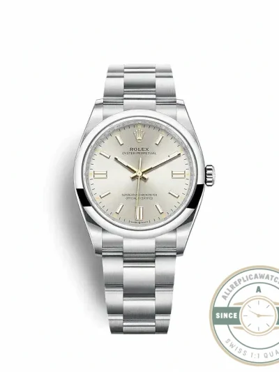Replica Rolex Oyster Perpetual Lady 36mm Dial Silver 126000 - Affordable Luxury Replica Timepiece