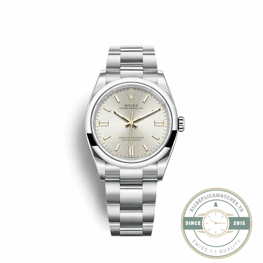 Replica Rolex Oyster Perpetual Lady 36mm Dial Silver 126000 - Affordable Luxury Replica Timepiece