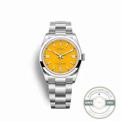 Replica Rolex Oyster Perpetual Lady 36mm Dial Yellow 126000 - Affordable Luxury Replica Timepiece