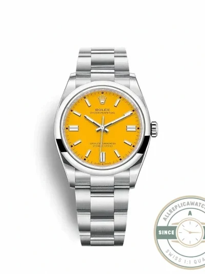 Replica Rolex Oyster Perpetual Lady 36mm Dial Yellow 126000 - Affordable Luxury Replica Timepiece