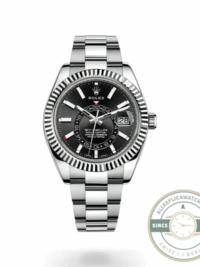 Replica Rolex Sky-Dweller m326934 42mm Black Dial - Swiss-Made Clone Watch