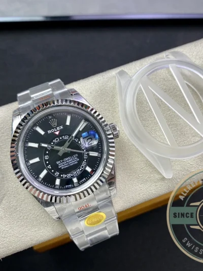 Replica Rolex Sky-Dweller m326934 42mm Black Dial - Best Quality Replica Watch