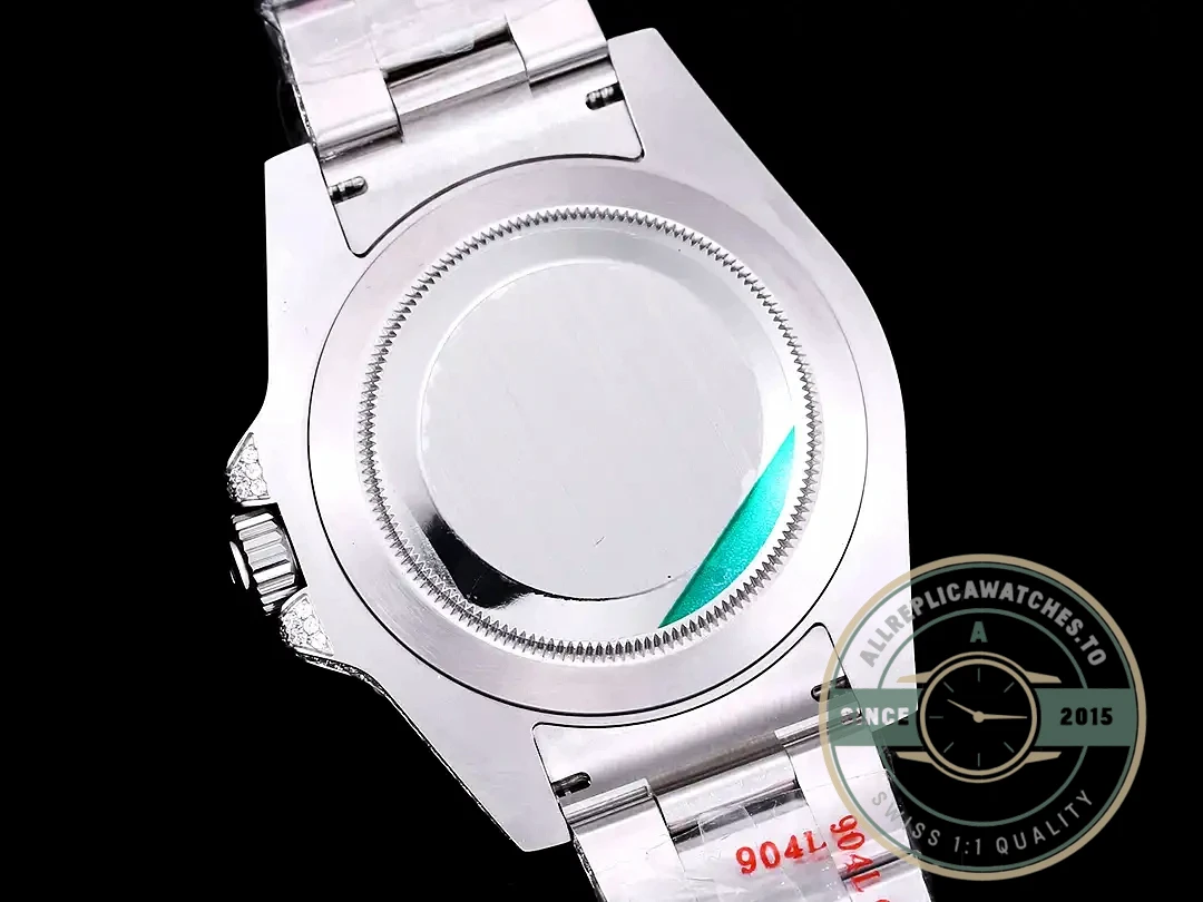 Replica Rolex Submariner Iced Out 126710BLRO Black Dial - Factory Super Clone Watch