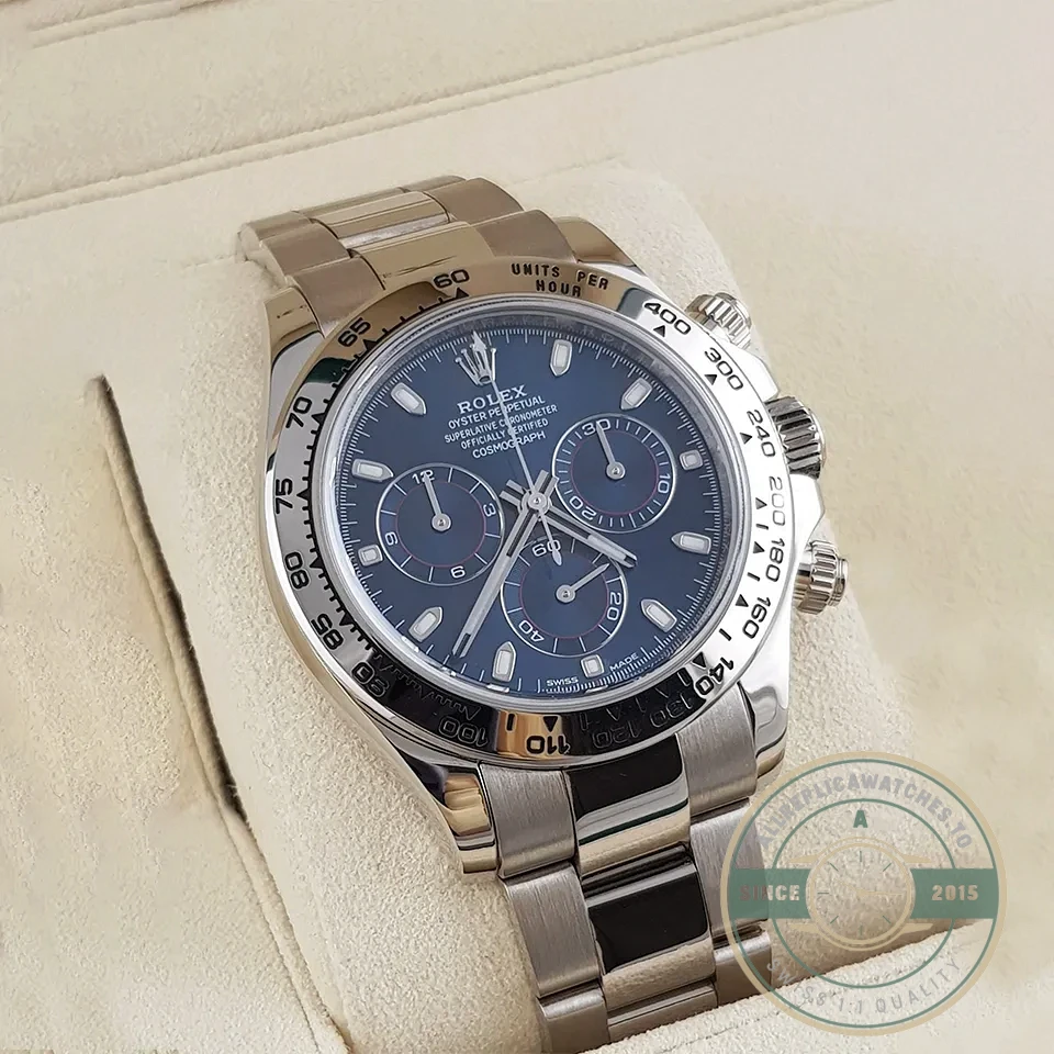Replica Rolex Super Universe Chronograph Daytona 116500 Navy Blue Dial - Budget Luxury Replica Watch