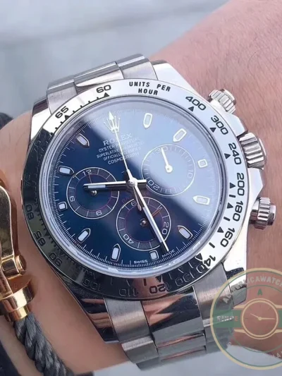 Replica Rolex Super Universe Chronograph Daytona 116500 Navy Blue Dial - Top-Tier Swiss Replica Watch