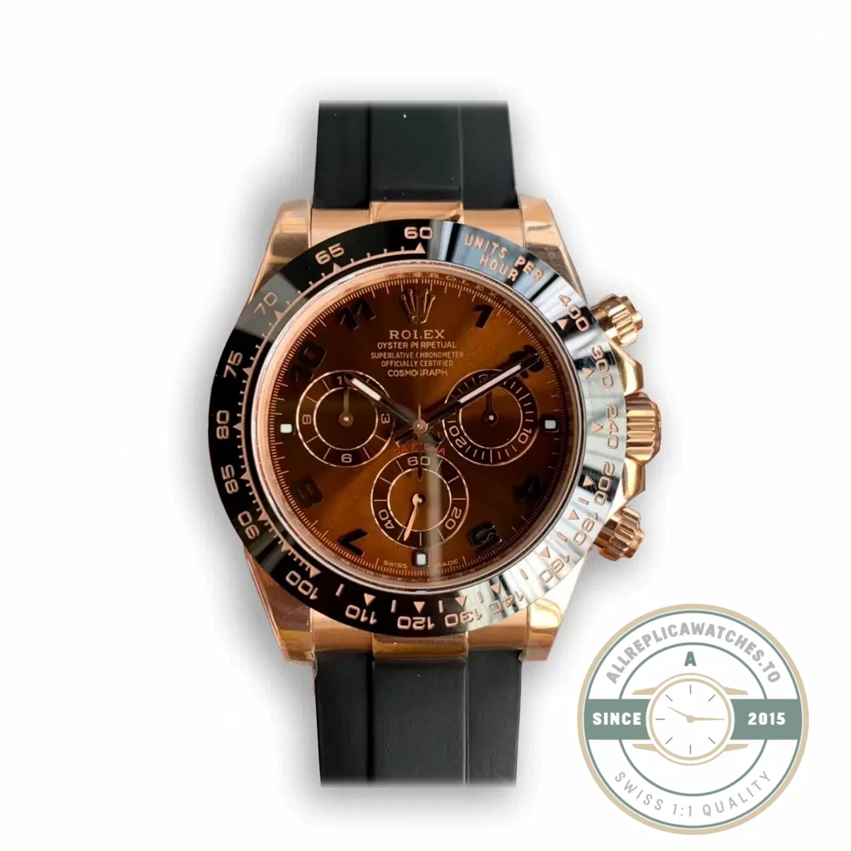 Replica Rolex Super Universe Chronograph Daytona 116515 Coffee Dial - Premium Super Clone Watch