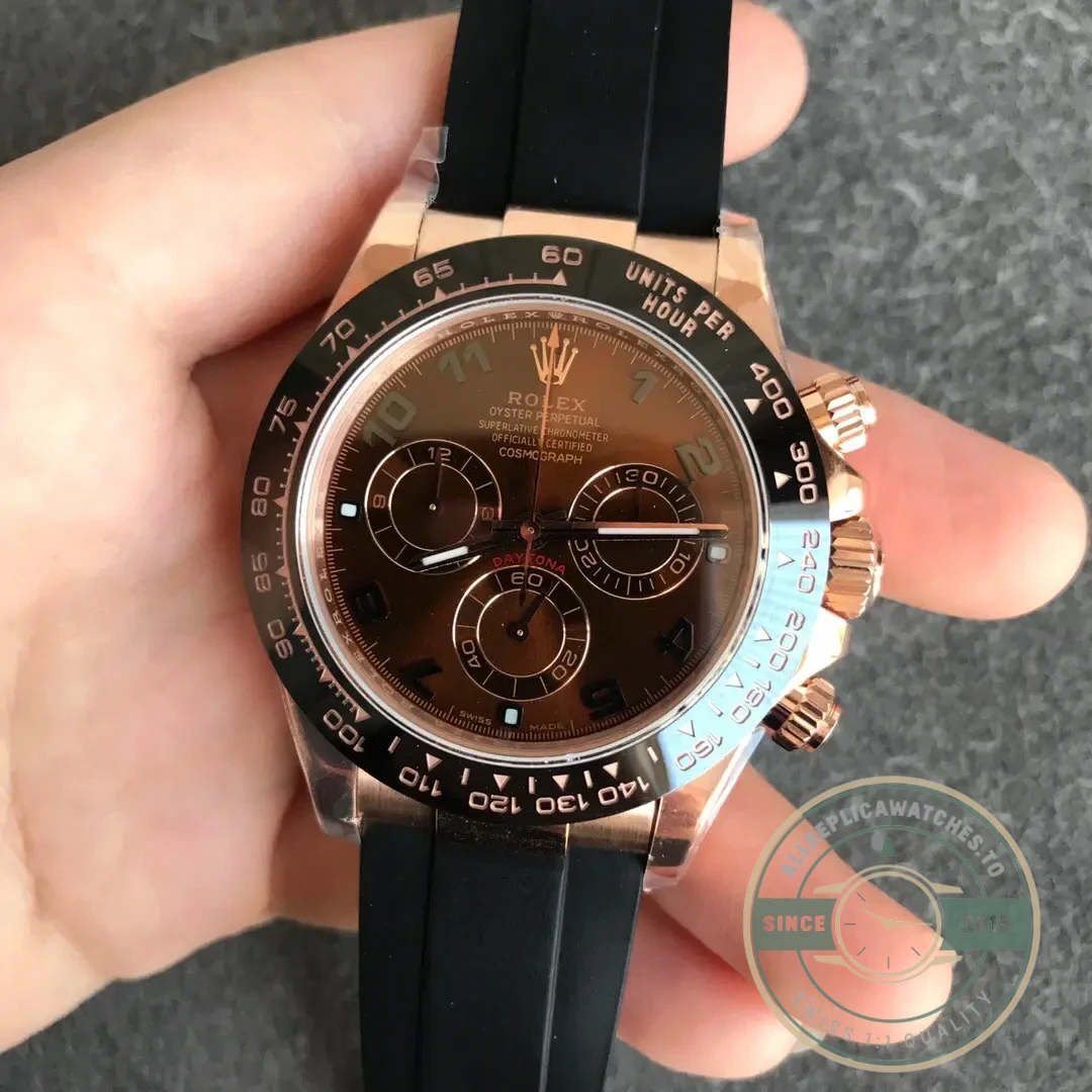 Replica Rolex Super Universe Chronograph Daytona 116515 Coffee Dial - Swiss-Made Clone Watch