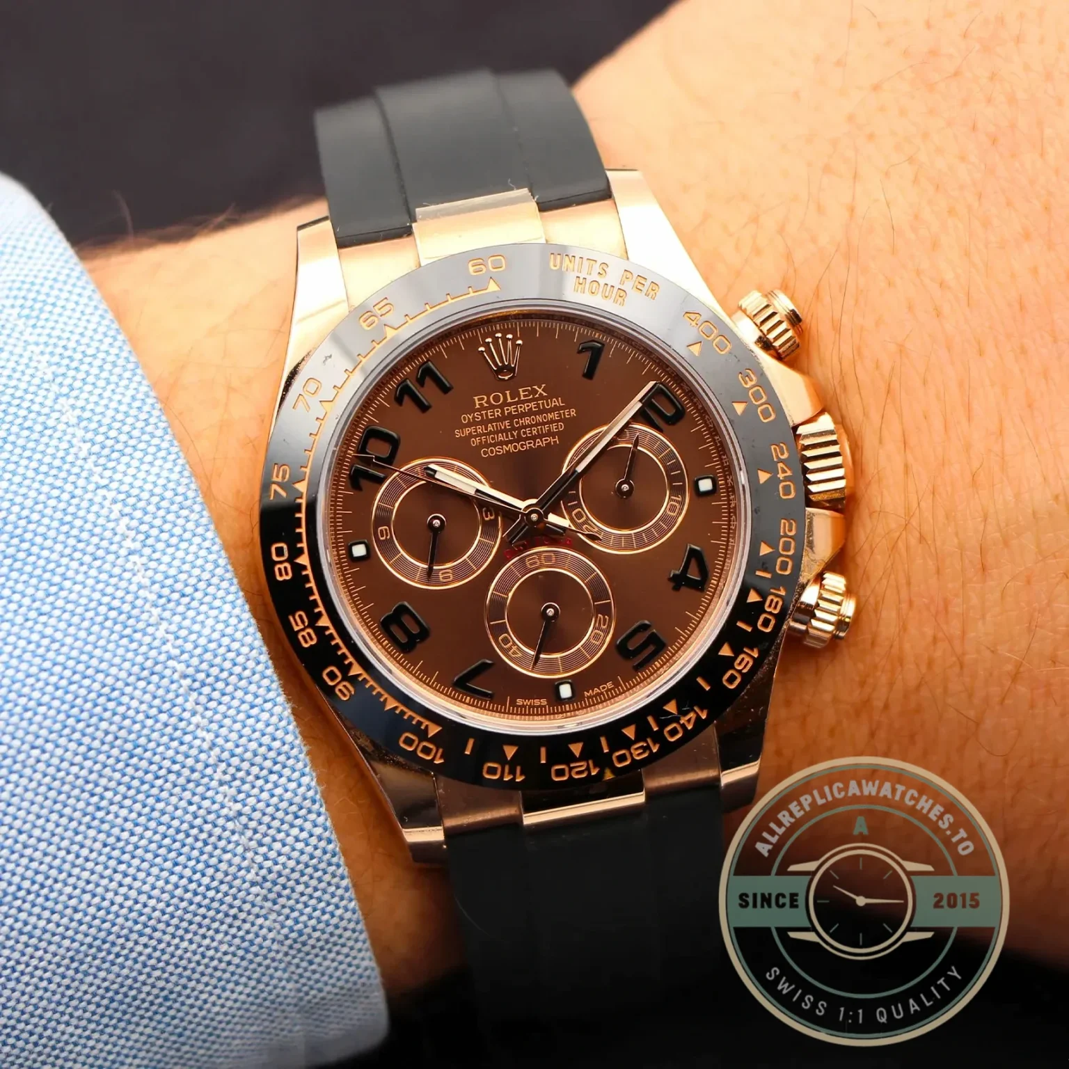 Replica Rolex Super Universe Chronograph Daytona 116515 Coffee Dial - Swiss-Made Clone Watch