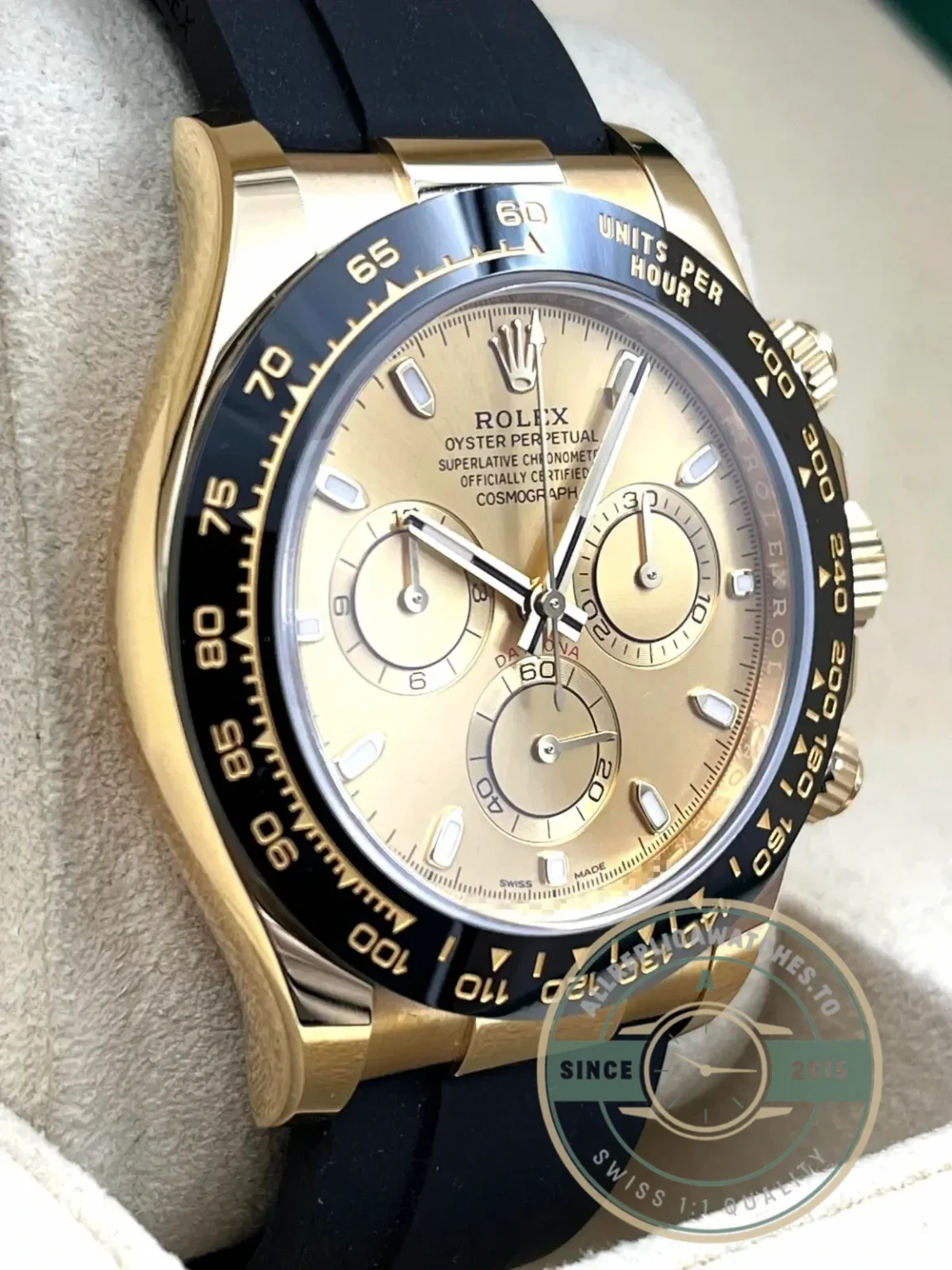 Replica Rolex Super Universe Chronograph Daytona 116518 Gold Dial - Affordable Super Clone Watch