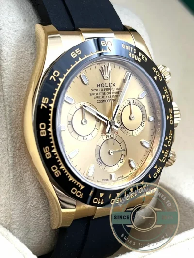 Replica Rolex Super Universe Chronograph Daytona 116518 Gold Dial - Affordable Super Clone Watch