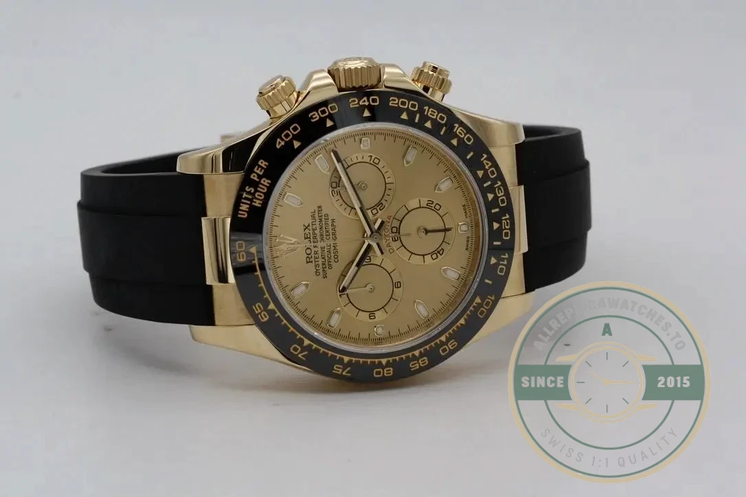 Replica Rolex Super Universe Chronograph Daytona 116518 Gold Dial - 1:1 Swiss Replica Watch