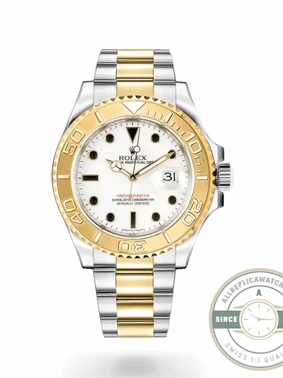 Replica Rolex Yacht-Master 40mm Dial White 16623 - Budget Luxury Replica Watch