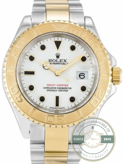Replica Rolex Yacht-Master 40mm Dial White 16623 - Affordable Super Clone Watch
