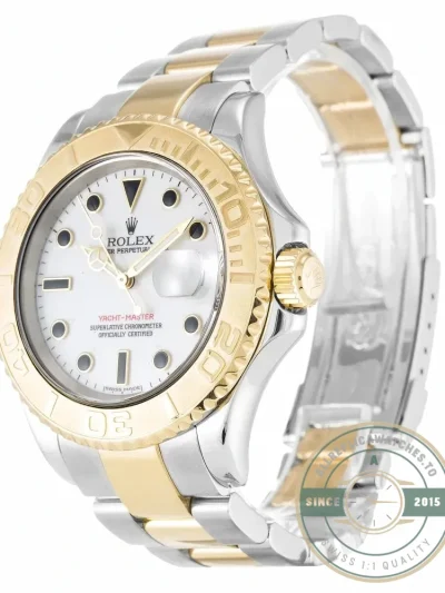Replica Rolex Yacht-Master 40mm Dial White 16623 - Swiss-Made Clone Watch