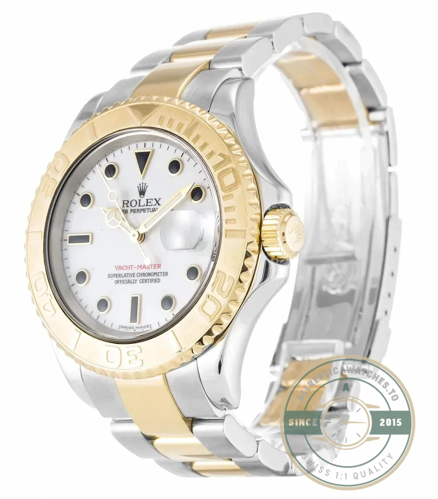 Replica Rolex Yacht-Master 40mm Dial White 16623 - Swiss-Made Clone Watch