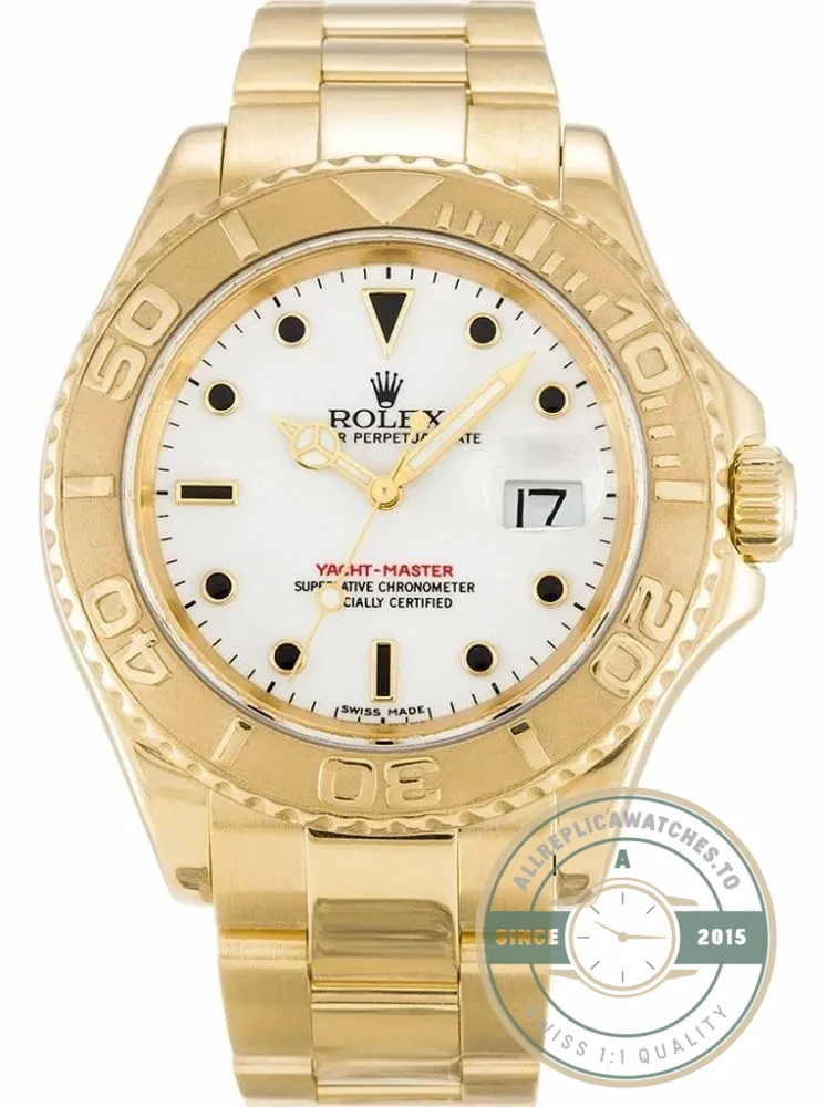Replica Rolex Yacht-Master 40mm Dial White 16628 - Luxury Replica Watch