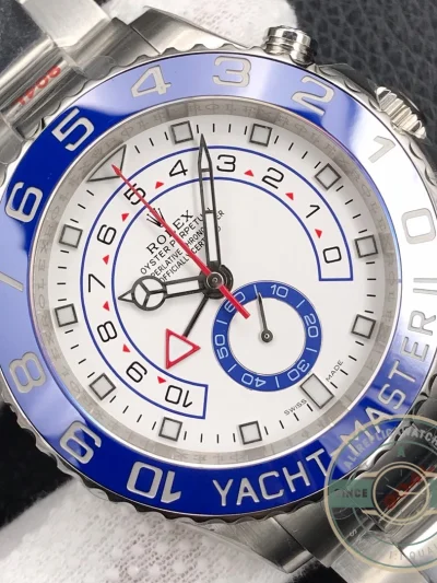 Replica Rolex Yacht-Master 44mm Dial White 116680 - Affordable Luxury Replica Timepiece