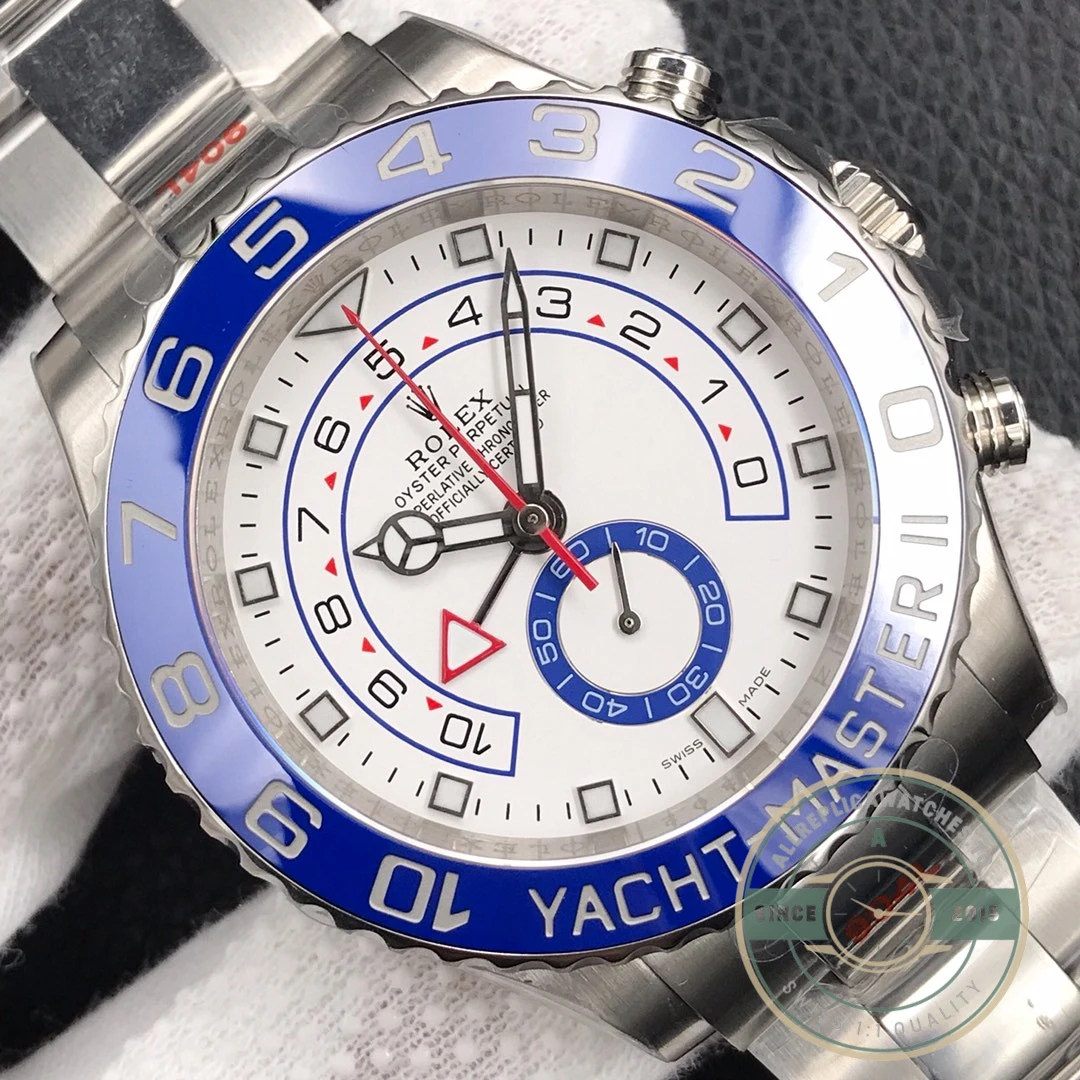 Replica Rolex Yacht-Master 44mm Dial White 116680 - Affordable Luxury Replica Timepiece