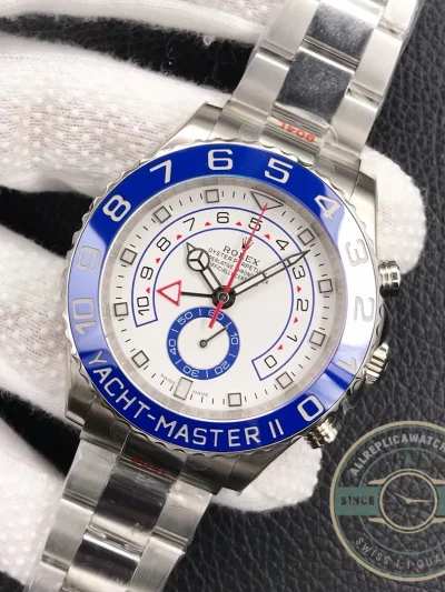 Replica Rolex Yacht-Master 44mm Dial White 116680 - Luxury Replica Watch