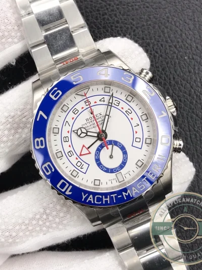 Replica Rolex Yacht-Master 44mm Dial White 116680 - Swiss-Made Clone Watch