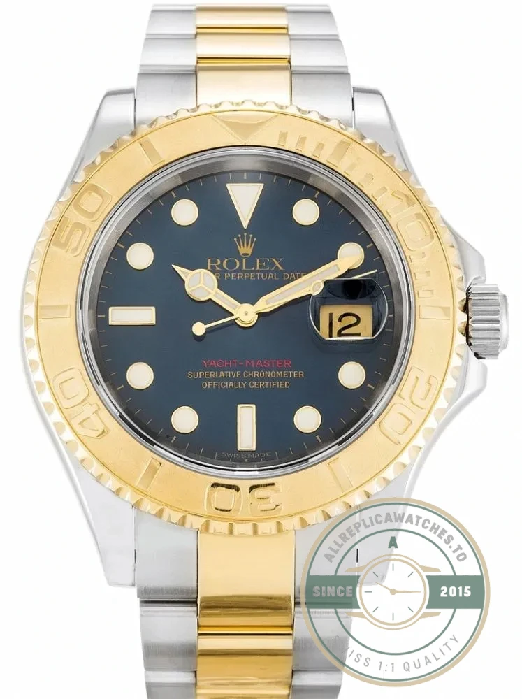 Replica Rolex Yacht-Master Dial Blue 40mm 16623 - Swiss Movement Replica Watch