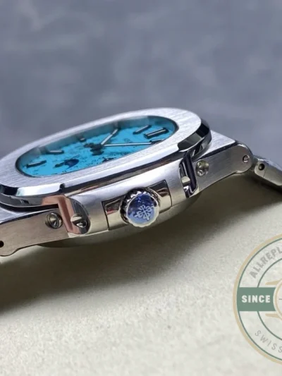 Replica Tiffany Nautilus 5740/1G Patek Philippe Perpetual Calendar 40 mm, White - Premium Super Clone Watch