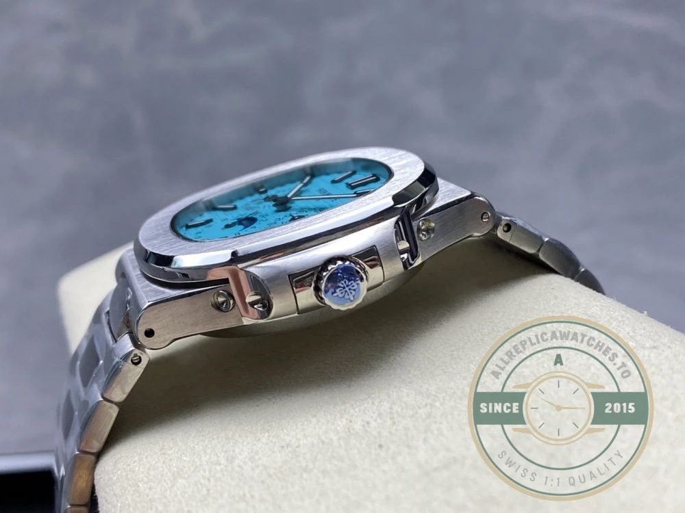 Replica Tiffany Nautilus 5740/1G Patek Philippe Perpetual Calendar 40 mm, White - Premium Super Clone Watch