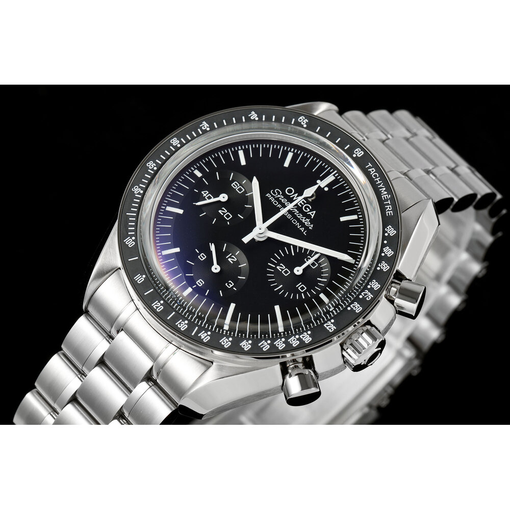 Superclone Omega Speedmaster Co-Axial Chronograph 44.5mm, sapphire with anti-reflective coating crystal