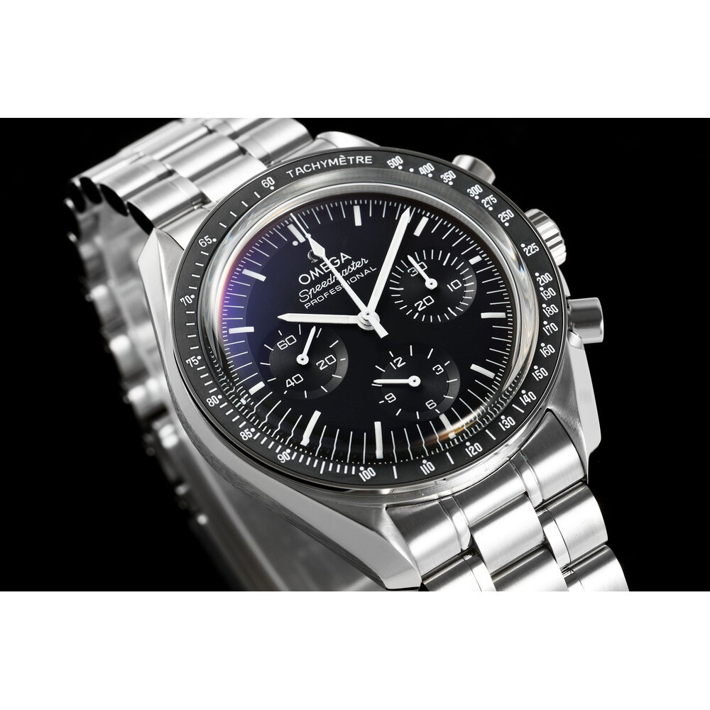 Omega Speedmaster Co-Axial Chronograph 44.5mm clone watch, stainless steel case