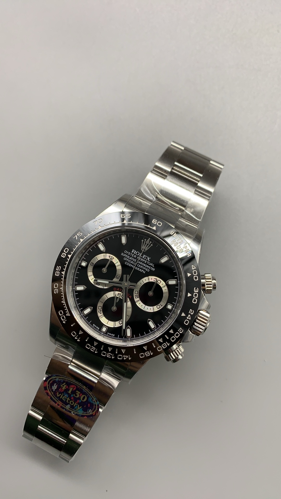 Super Clone Rolex Black Ceramic Daytona 126500 Black Dial - Image 19