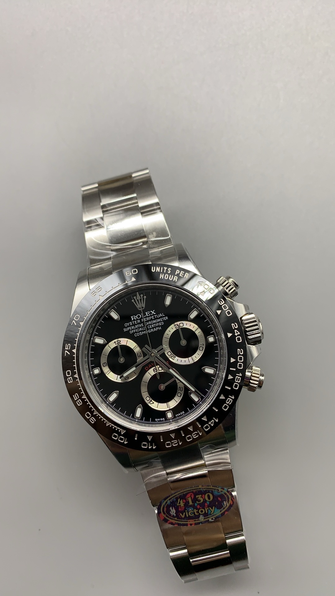 Super Clone Rolex Black Ceramic Daytona 126500 Black Dial - Image 20