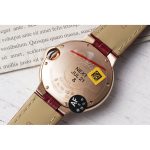 PVD gold bonded to steel, polished across both the bezel and the case