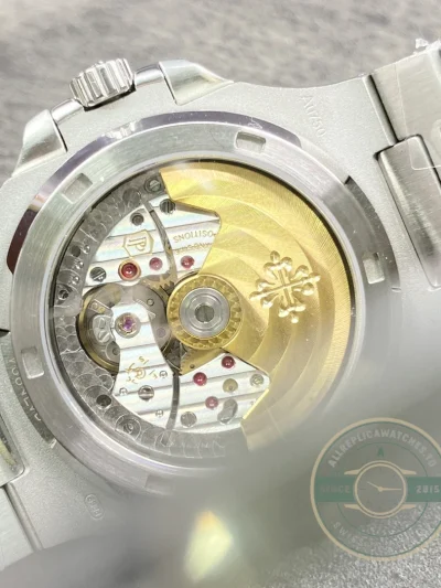 Replica Nautilus 5719/10G Patek Philippe 40 mm, White Diamonds