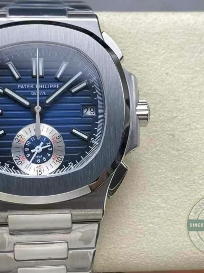 Replica Nautilus 5980/1A-015 Patek Philippe 40 mm, Stainless Steel, Dark Blue Dial