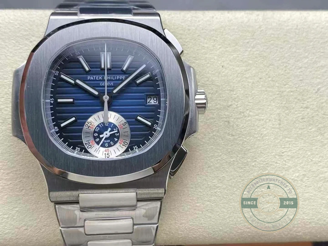 Replica Nautilus 5980/1A-015 Patek Philippe 40 mm, Stainless Steel, Dark Blue Dial