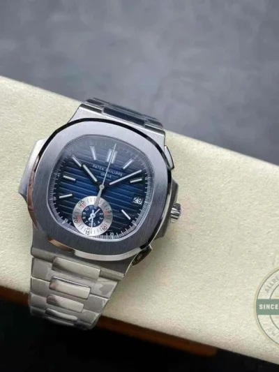 Replica Nautilus 5980/1A-015 Patek Philippe 40 mm, Stainless Steel, Dark Blue Dial