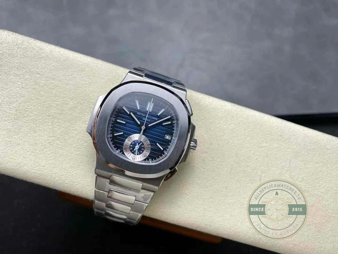 Replica Nautilus 5980/1A-015 Patek Philippe 40 mm, Stainless Steel, Dark Blue Dial